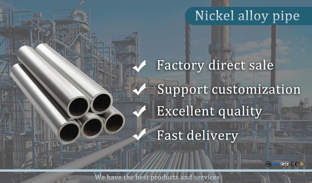 Monel 400/K500/404 Nickel Alloy Pipe High - Quality Manufacturers Supply Production