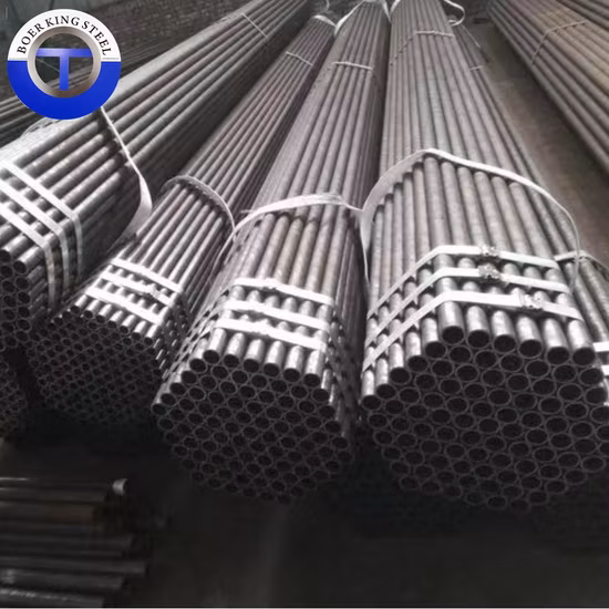 ASTM A53 A106 A333 A335 Stpt42 G3456 St45 DN15 Sch40 Carbon Smls Black Alloy Hot Rolled/Cold Drawn Round Precision Seamless Steel Pipe